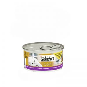 PURINA® Gourmet Gold Savoury Cake lamb and green beans - с агнешко и зелен фасул  за котки в зряла възраст, 85 гр.