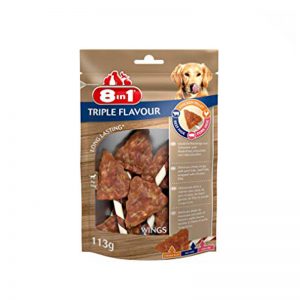 8in1 Triple Flavour Wings - Крила - говеждо, пилешко и свинско месо, 113 гр.