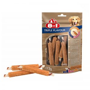 8in1 Triple Flavour - ребра - говеждо, пилешко и свинско месо 113 гр.