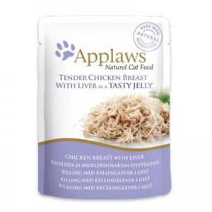 Applaws Chicken with Liver in Jelly - пиле и дроб в желе 70 гр.