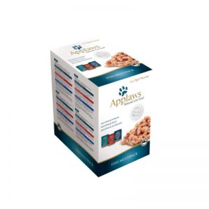 Applaws Fish in Broth Multipack - Комбинирани паучове с Риба 12х70г