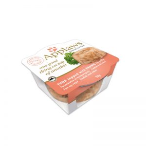 Applaws Luxury Cat Pot 60g Tuna Fillet with Crab pot in broth - Деликатесна купичка риба тон с раци в бульон 60 гр.