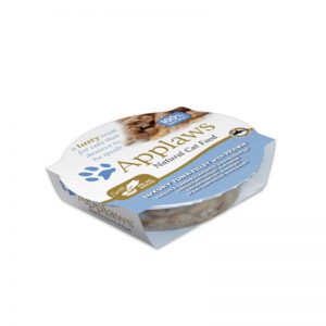 Applaws Luxury Cat Pot 60g Tuna Fillet with Prawn pot in broth - Деликатесна купичка риба тон и скариди в бульон 60 гр.