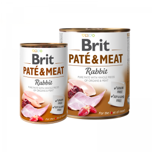 Brit Pate & Meat - Rabbit - със заешко месо, хапки в пастет
