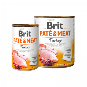 Brit Pate & Meat - Turkey - с пуешко месо, хапки в пастет