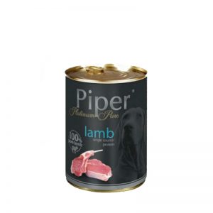Piper Platinum Pure Adult Lamb, Консерва за кучета с агне 400 гр.