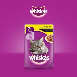Whiskas Pouch Senior - пилешко 100g