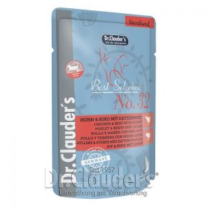 Dr. Clauder's Best Selection Sterilised No 32 Пиле, Говеждо и Коча Билка