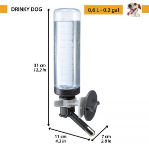 Ferplast - Drinky Dog - Универсална поилка за транспортни чанти 7/11/ 31 см., 600 мл.