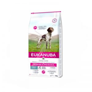 EUKANUBA DOG ADULT WORKING & ENDURANCE-Храната е подходяща за израснали кучета от всички породи. Възраст - над 12 месеца