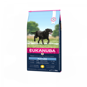 EUKANUBA MATURE LARGE BREED-ПРЕДНАЗНАЧЕНА ЗА:Кучета от едри породи от 6 до 9 години