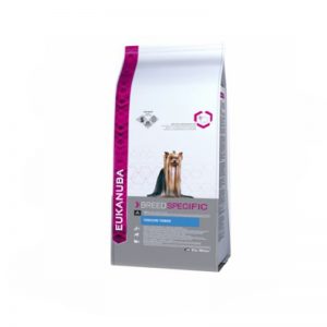 EUKANUBA YORKSHIRE TERRIER-Храната е подходяща за подрастващи кученца от дребни породи. Възраст - над 10 месеца